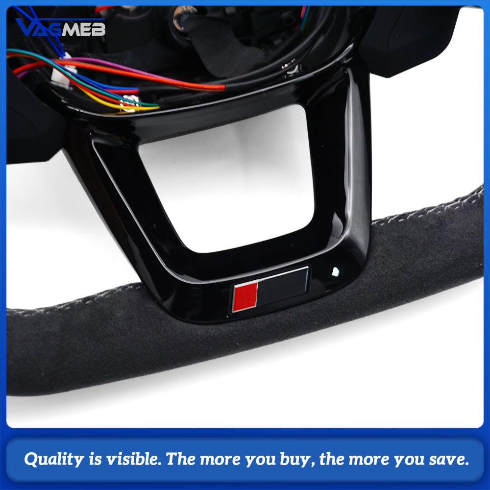 Suitable for Audi Q5 FY RS LOGO multifunctional steering wheel With heating function and R8 button