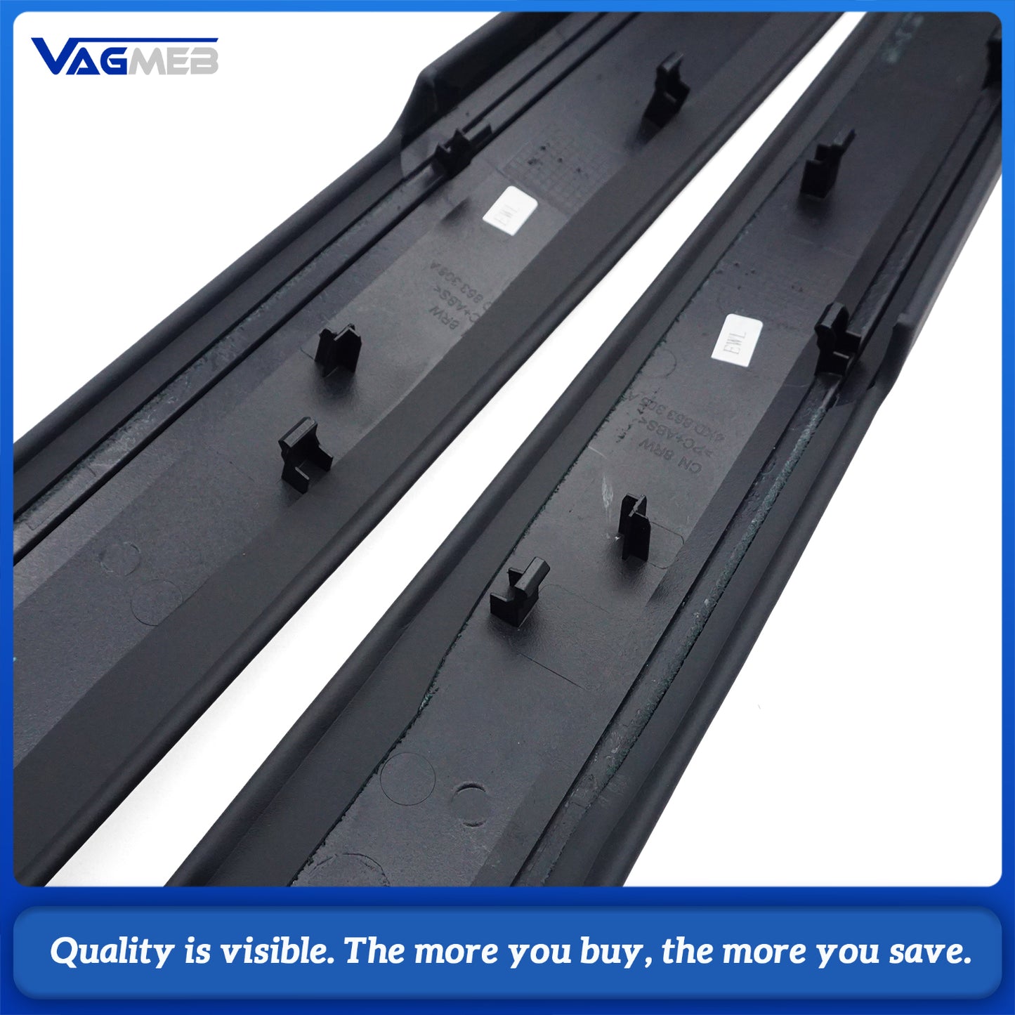 For Audi A6 C8 saddle center channel leather trim 4K0 863 305A 306A