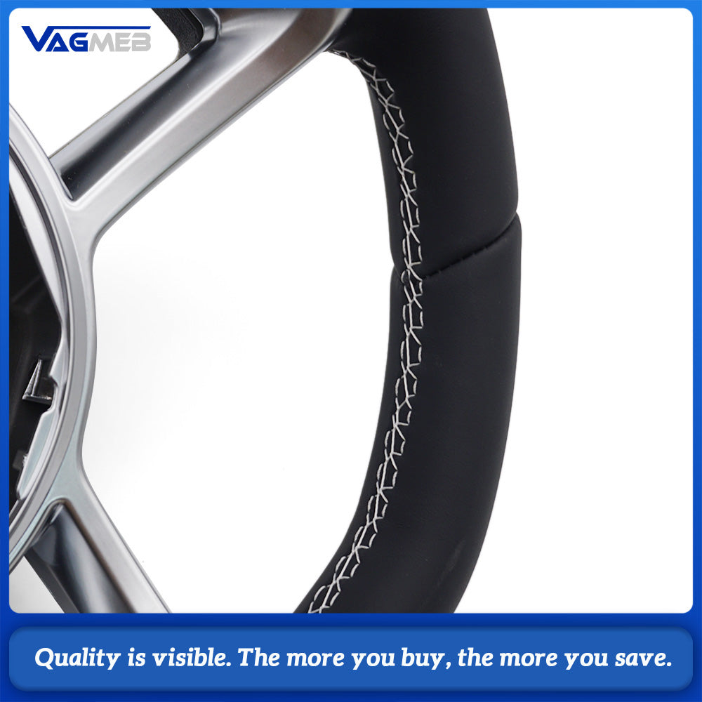 Leather Steering Wheel for VW MK4 5 6 7 GTI Steering Wheel for Golf 5 6 7 7.5 R R-Line CC Polo Passat Car Accessories