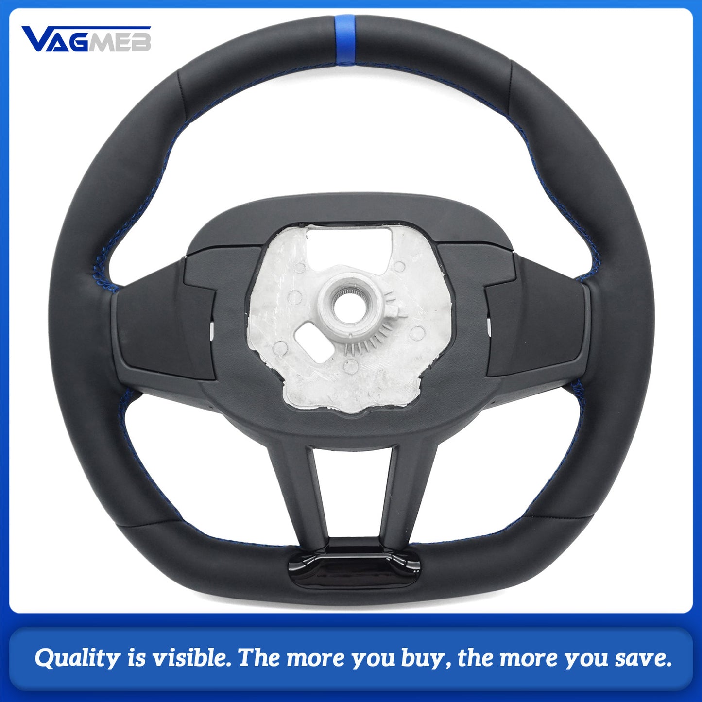 Upgraded Leather Car Steering Wheel For BMW 5 3 4 Series G02 G05 G01 G20 G82 G80 G22 G26 G30 G32 G87 F90 F95 Car Accessories