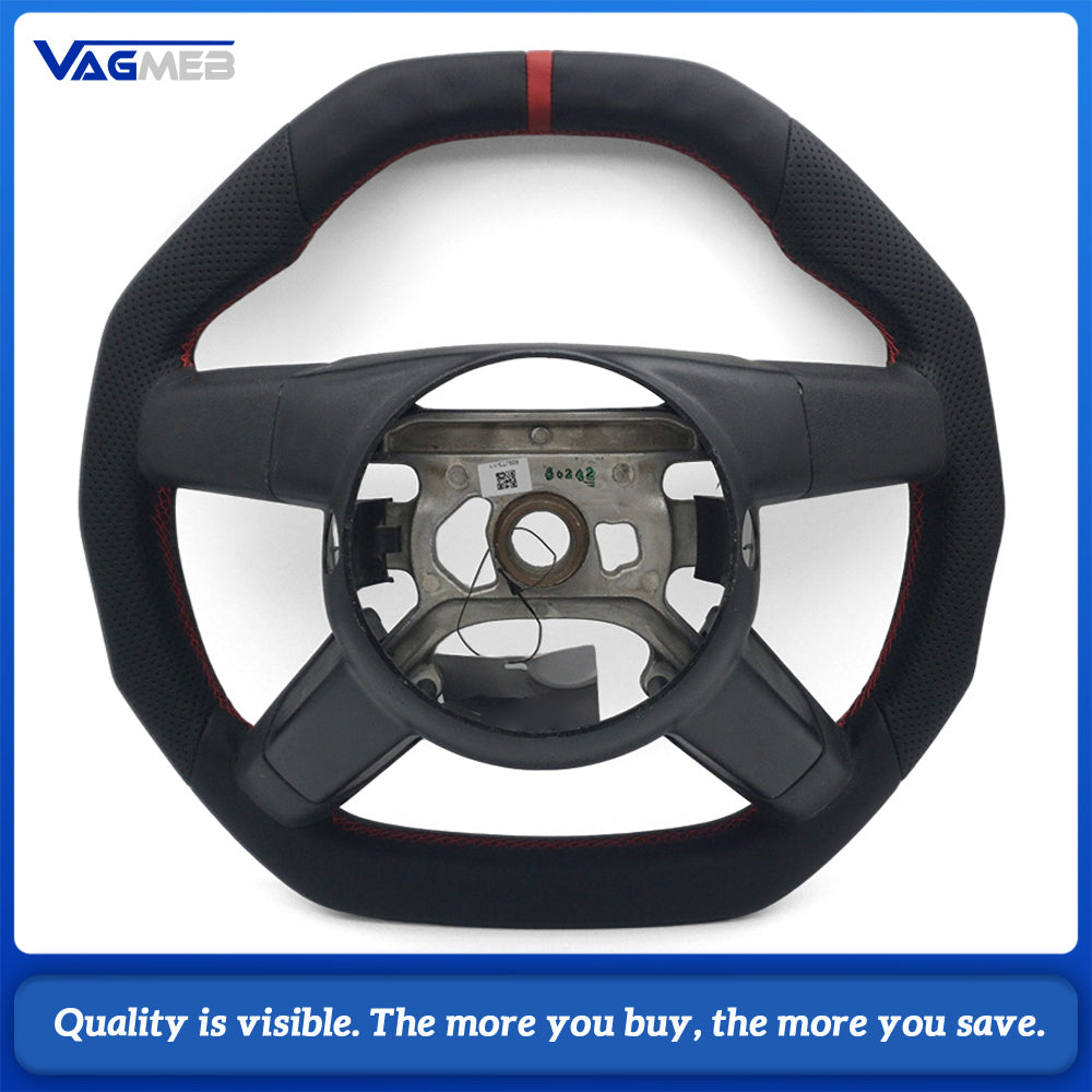 Custom perforated Leather Steering WheeI Challenger SRT8 RT8 6.1 5.7 HEMI 300c For Magnum Charger For Dodge