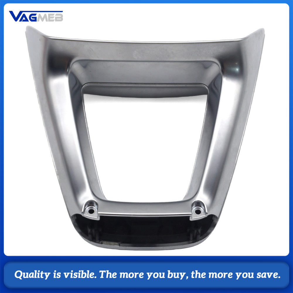 Silver Steering Wheel Logo for Audi Q5 Frame Decorative Buttons Automobile Upgrade