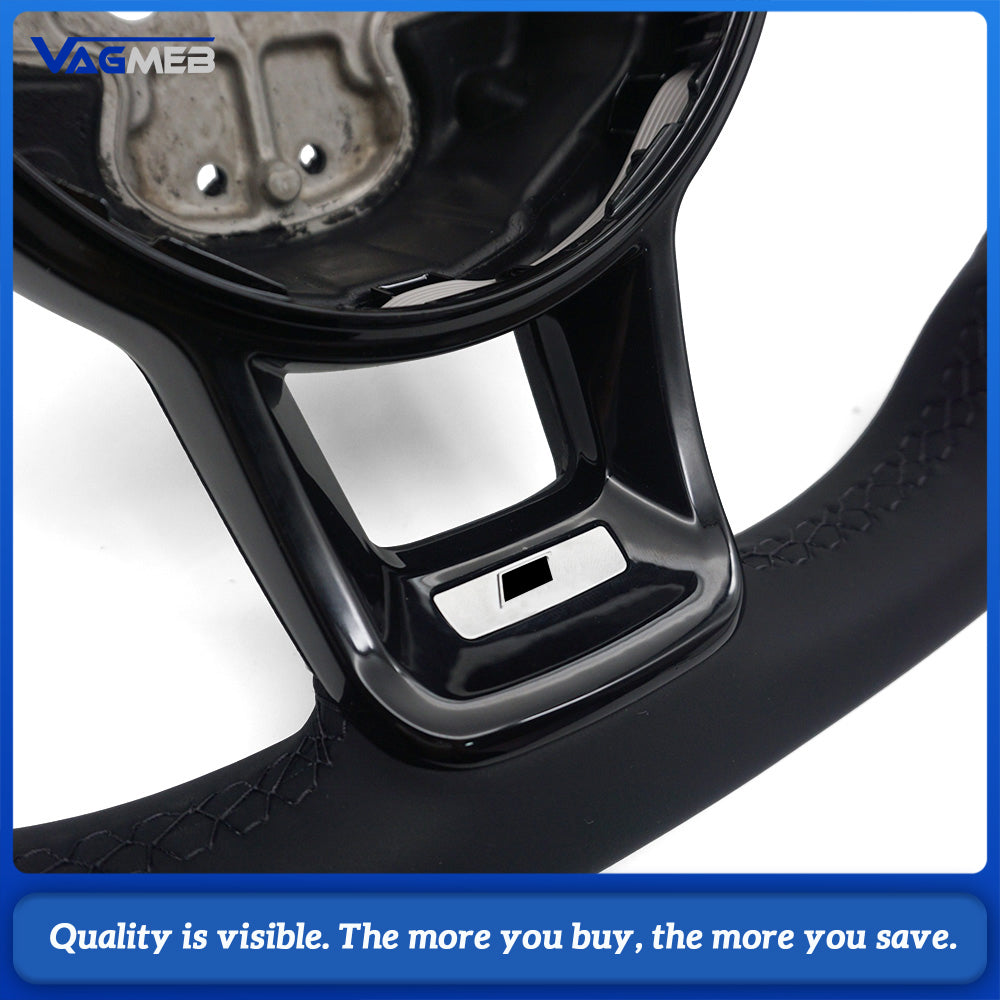 Steering Wheel For VW Golf 6 7 GTI R RS S-Line GTD Passat B8 B7 B6 MK7.5 MK4 VW Polo MK7 MK6 MK5 Sport Steering Wheel