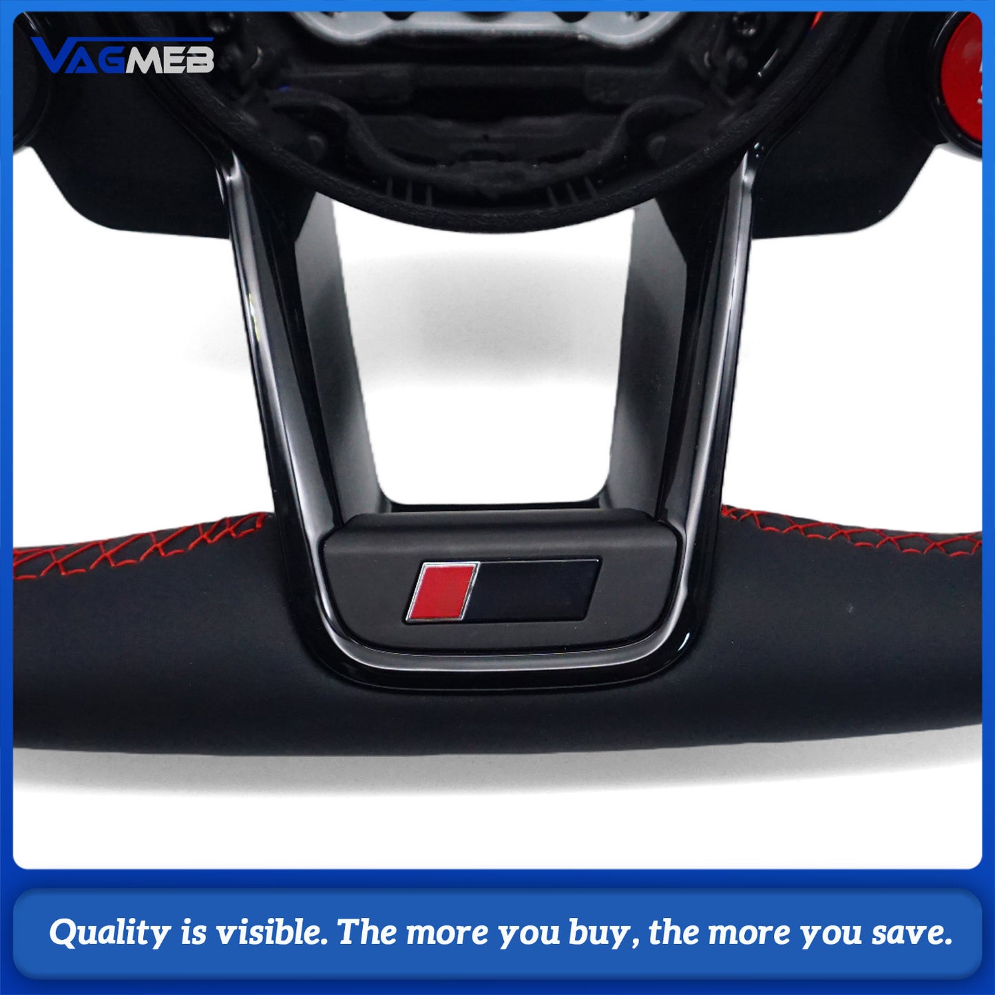 With Heating For Audi A3 A4B8 A5 A6C8 A7 Q3 Q5 S4 S5 S7 RS7 AModified R8 Steering Wheel Assembly R8 Disk Steering Wheel