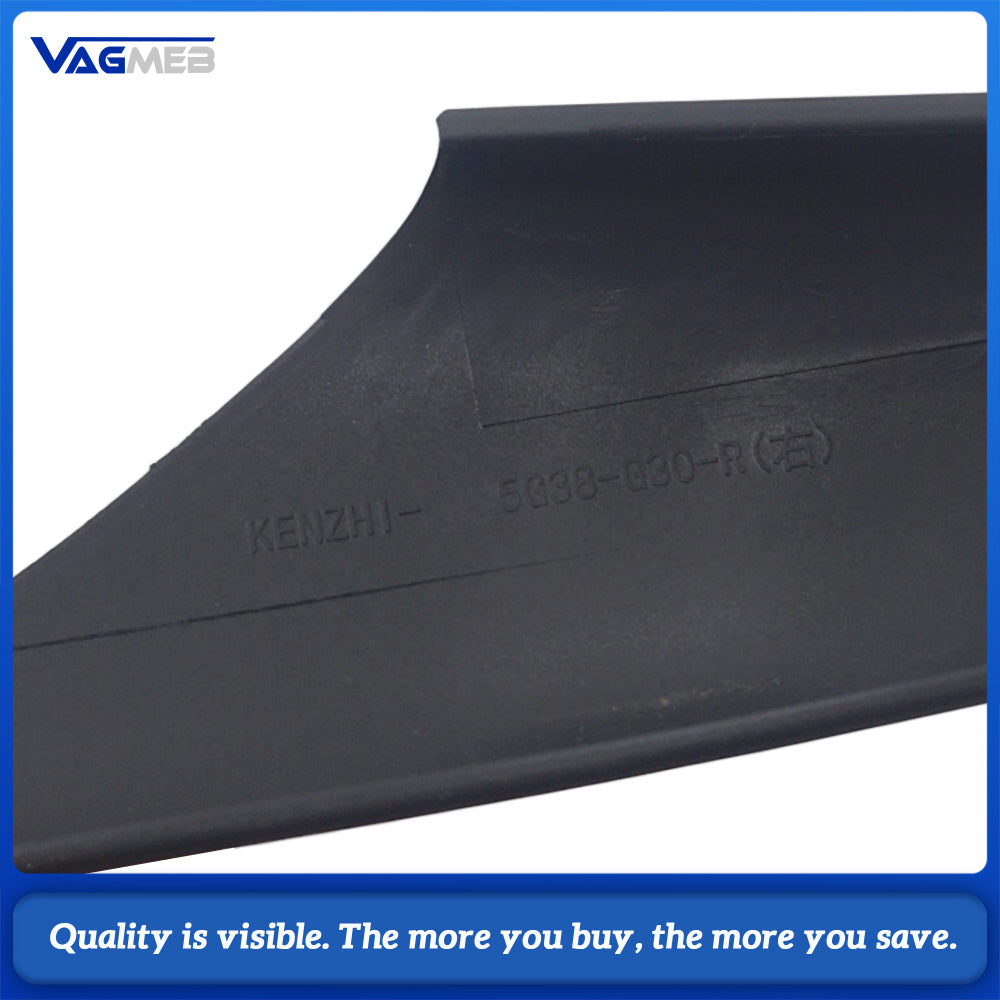 2Pcs Black Front Interior Door Armrest Trim Panel Fit BMW 5 Series G30 G38 Inner Door Pull Handle Cover Pair
