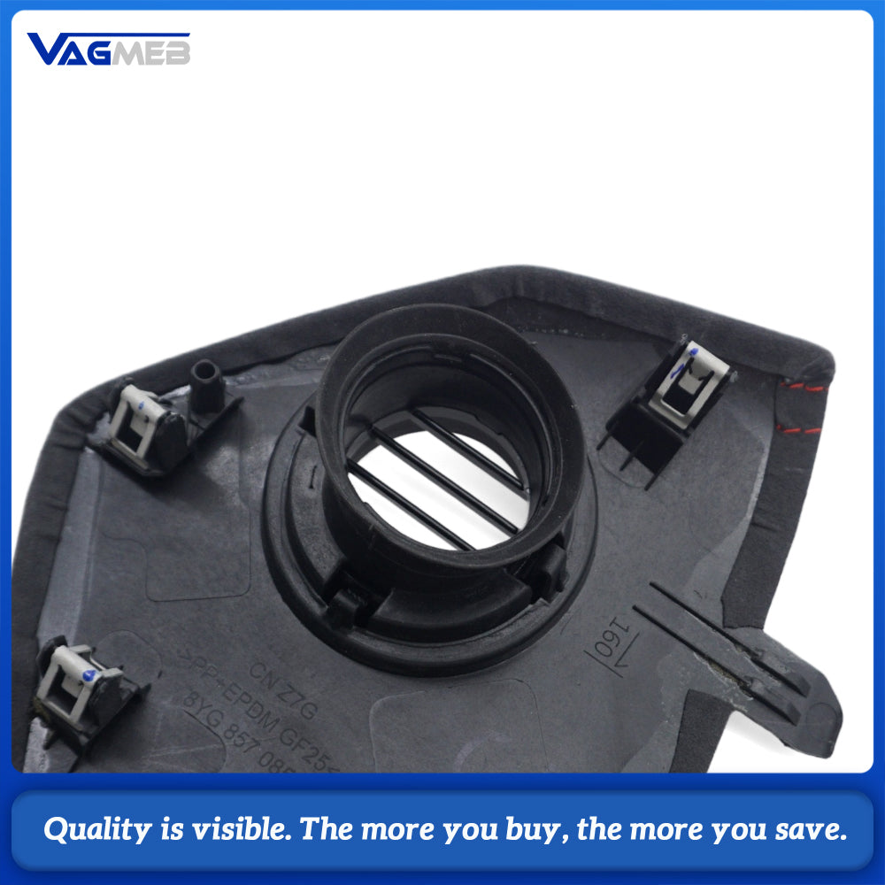 Car Instrument Panel Trim Cover RS3 Logo Suede Red Stitching Interior Decorative Panel For Audi A3 8Y