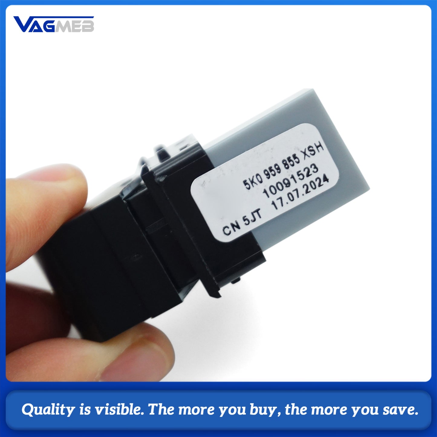 Passenger Side Window Electric Glass Switch For VW Tiguan Golf MK5 MK6 Passat B6 5ND 959 855 XSH