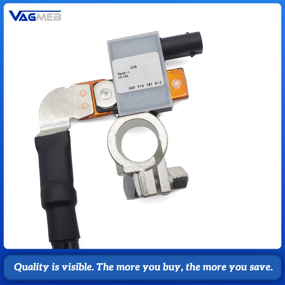 OEM Battery Start Stop Monitoring Control Unit Negative Clamp With Central Sensor For A3 Golf Jett OCT 5Q0915181K/J