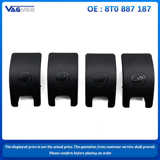 Brand New 8T0887187DT4 Rear Child Seat Fixing Buckle Cover Plate 1pc 8T0 887 187 DT4 for Audi A4L 2009-2016