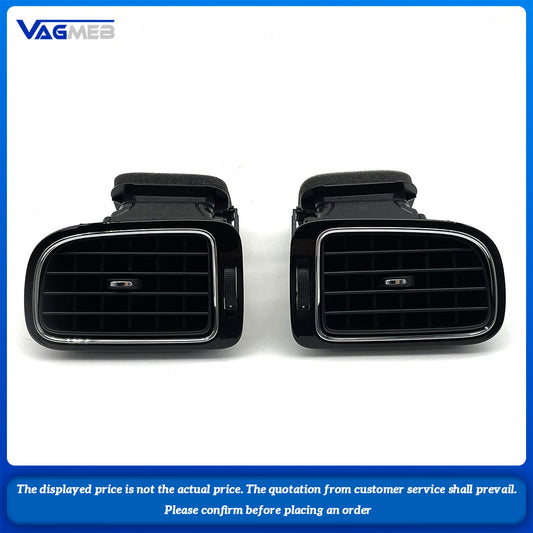 Matte Black Left Right Central Dashboard AC Air Outlet Vent For VW Polo 2014 2015 2016 6RD 819 704 6RD 819 703