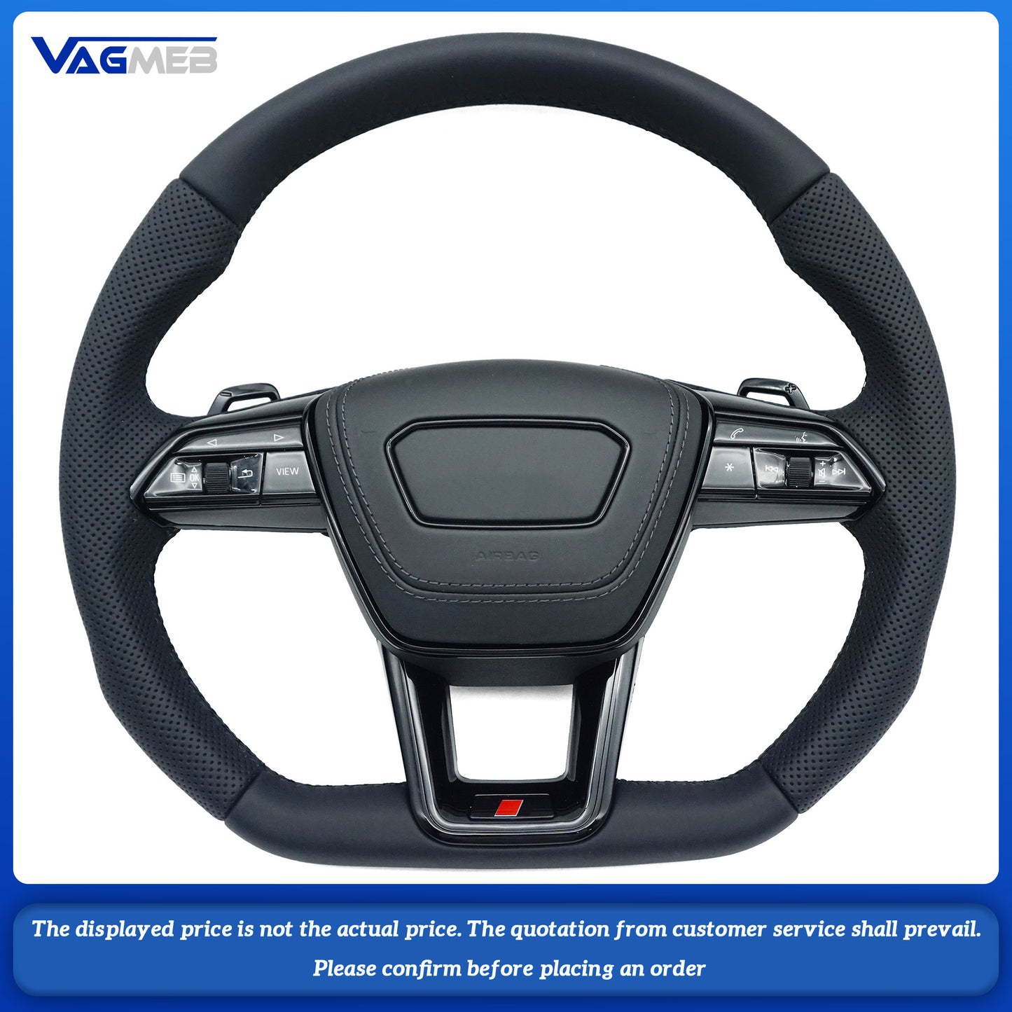For Audi A6C8 Steering Wheel Large Pick Modification Car Accessories Steering Wheel