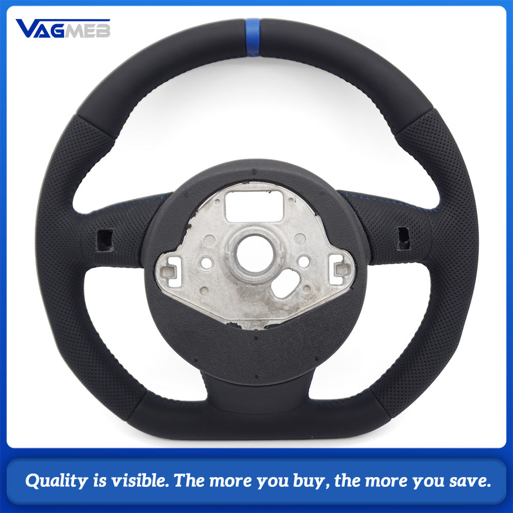 Leather material sports style steering wheel For Audi A3 A4 A5 S5 Q3 Q5 SQ5 steering wheel accessories, car accessories