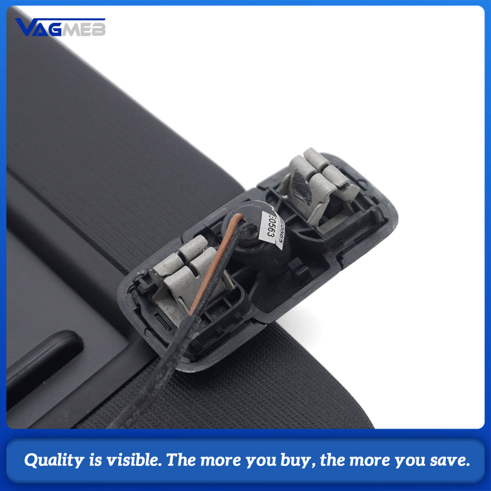 Car Right Passenger Sun Visor Black Interior Sun Shade Replacement Part 5GG857552G 3H8 For VW Golf 8 MK8