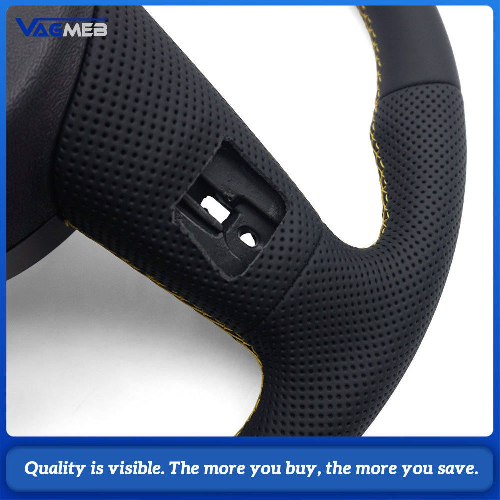 For Audi A4 B9 Automatic Sport Style Leather steering wheel car accessories