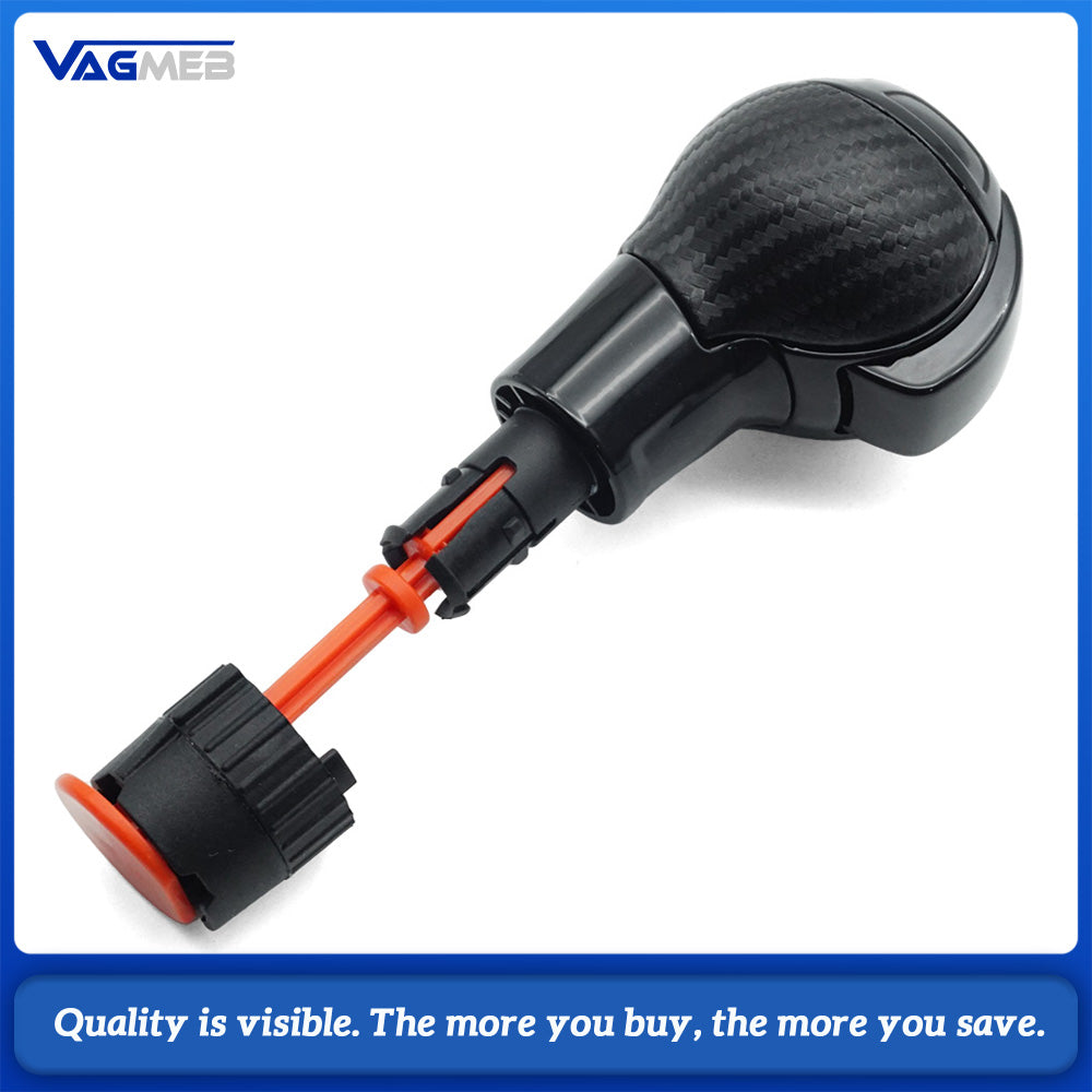 Automatic Gear Shift Knob Shift Lever Handle Head for Audi A3 S3 RS3 Q3 A6 RS6 A4 A5 A7 Passat Golf 6 7 Golf 6GTI 7GTI Golf R CC