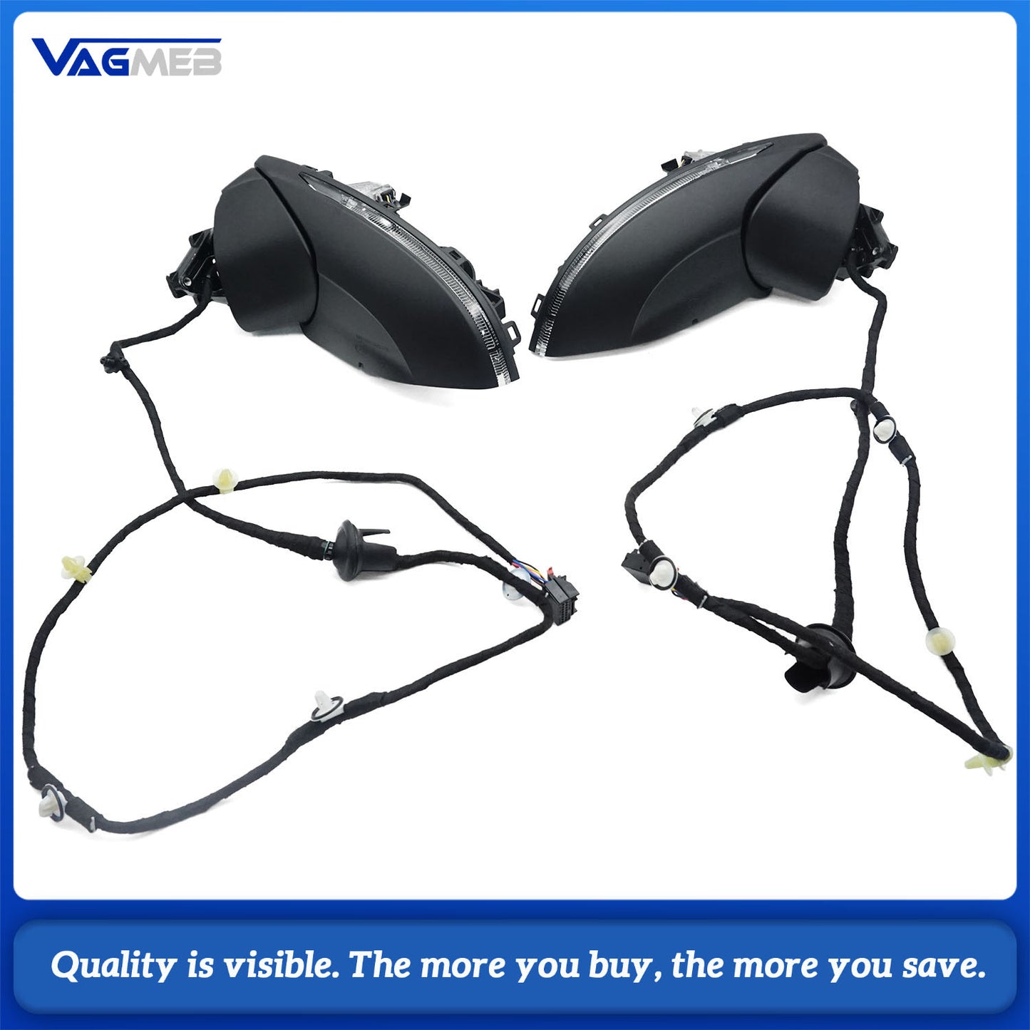 Electric Folding Rearview Mirror Applicable For Audi A6C8 Electric Folding Rearview Mirror