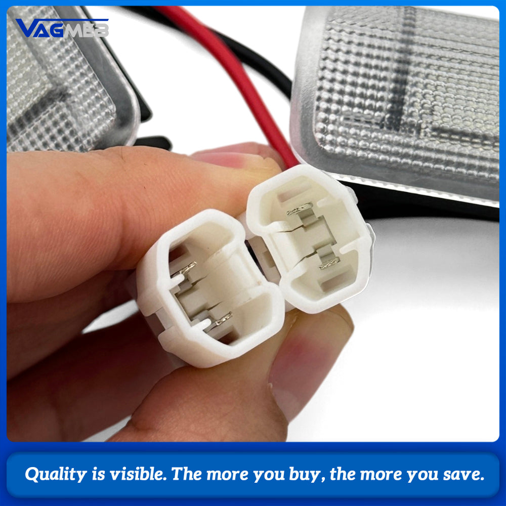 Car LED Foot Well Light Pair Interior Atmosphere Foot Lamp Replacement For Toyota Corolla RAV4 Camry Highlander