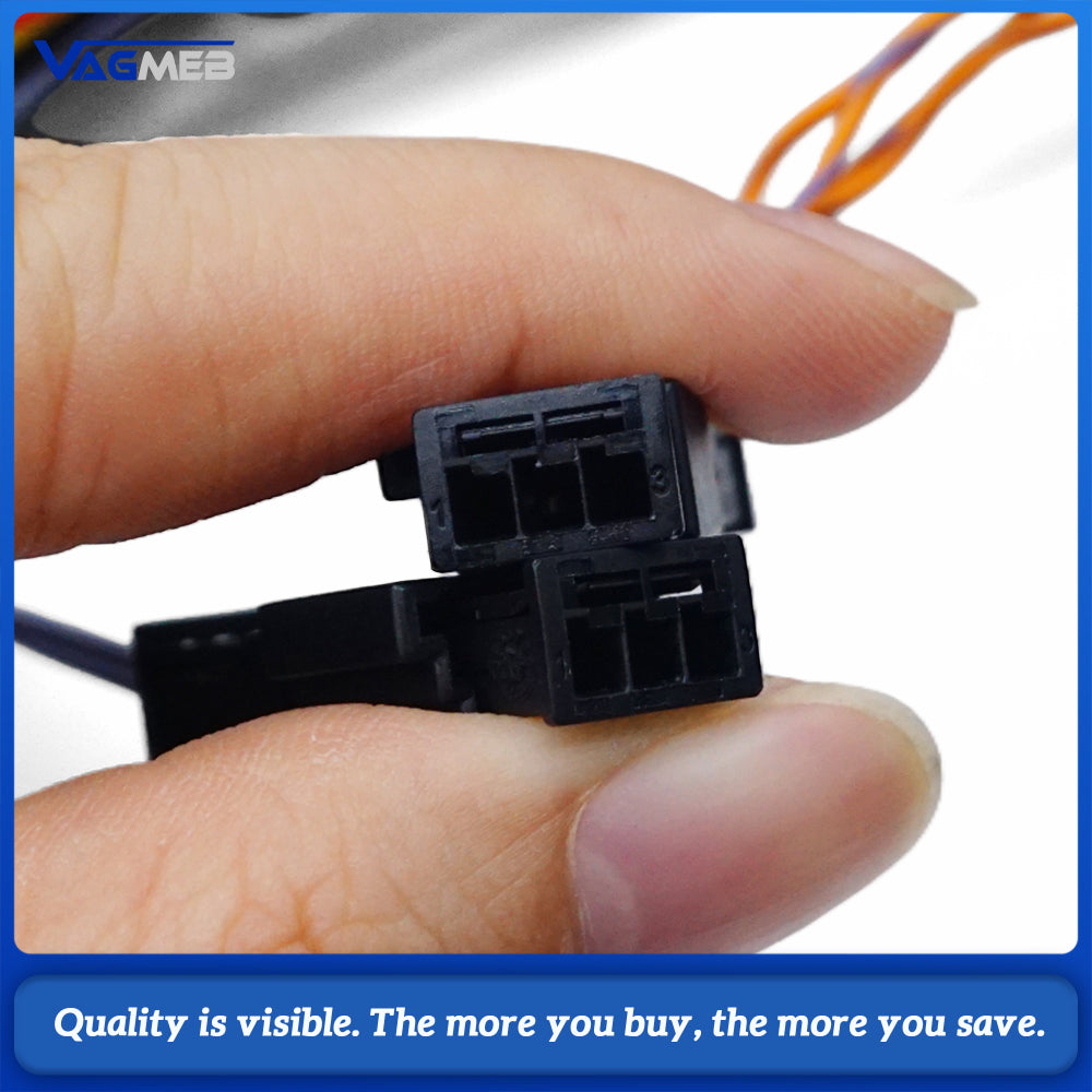 For VW Tiguan MK2 AD1 8K PDC OPS Parking Sensor Wiring Harness Cable Loom Upgrade Kit Front Rear Bumper Wire For VW Park Pilot Retrofit