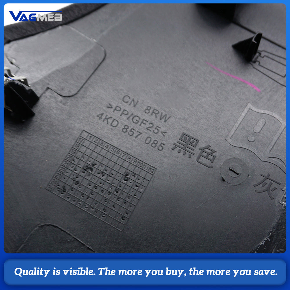 For Audi A6 C8 RS6 C8 custom leather Alcantara white stitch Dashboard cover plate with S RS emblem