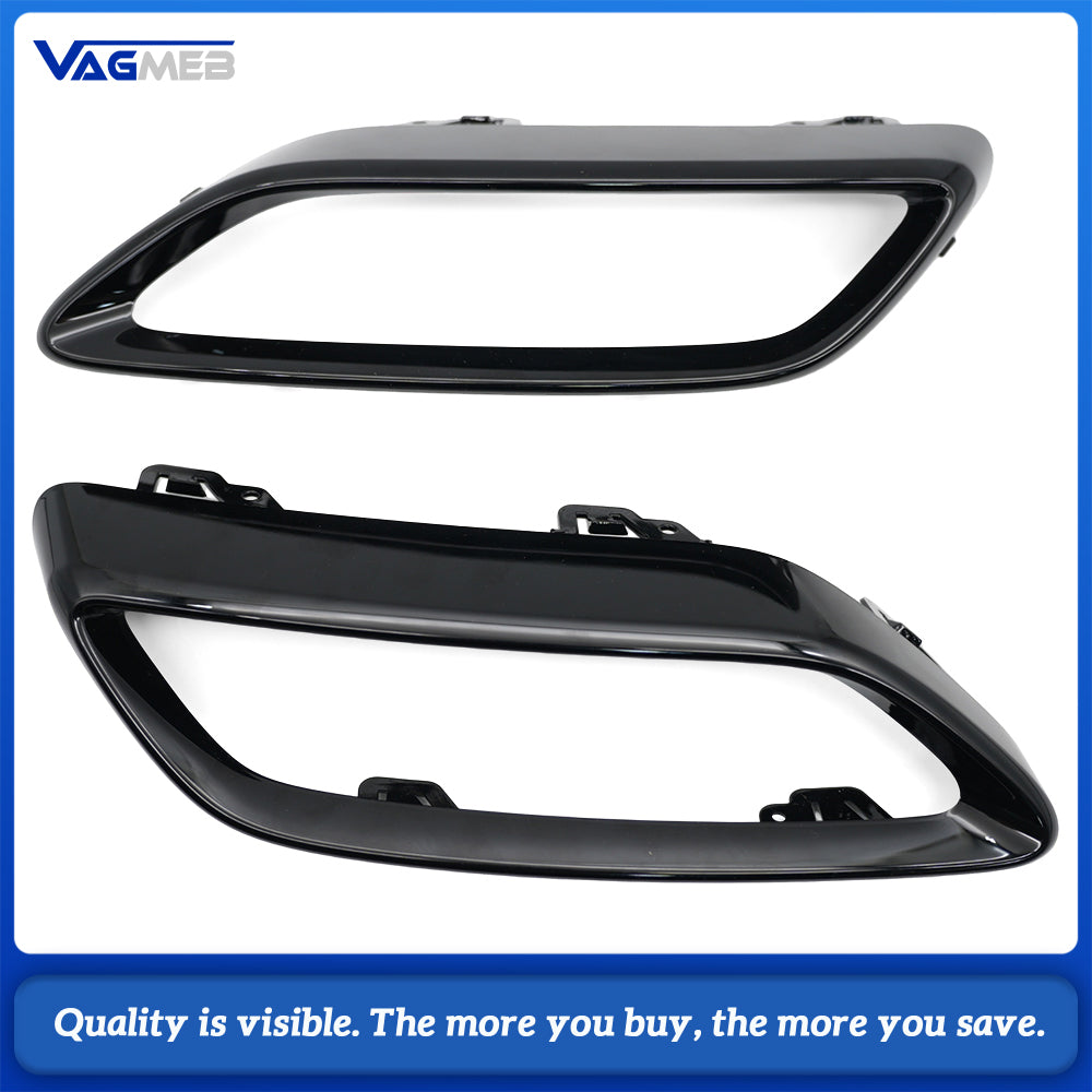 Car Exhaust Tail Throat Frame Decoration Cover Stickers Trim For Audi A3 8Y 2021 2022 Sporty Exterior Pipe Accessories 8YG 807 833 834
