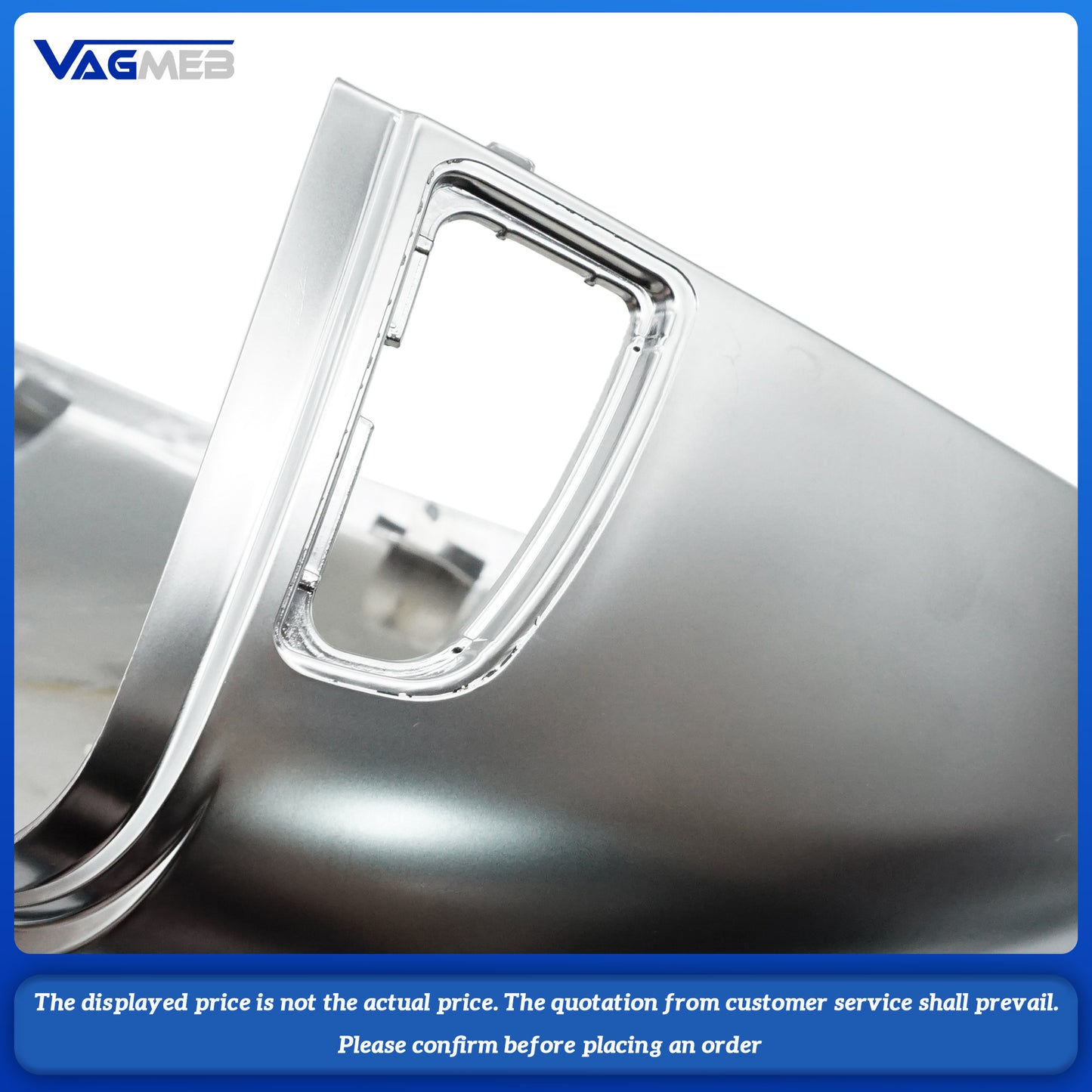 Car Mirror Cover For VW Golf MK7 Matte Chrome Silver Rearview Mirror Cover Protection Cap Car Styling