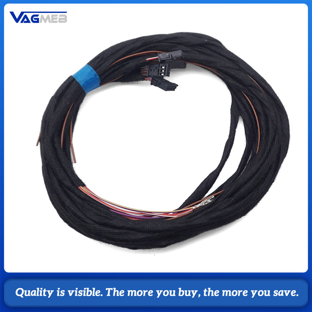 For Skoda Superb MK3 3V 2019 MQB 7‑Light Multi‑Color Ambient Light Wiring Harness, Car Interior Atmosphere Lamp Cable Harness Upgrade Accessory