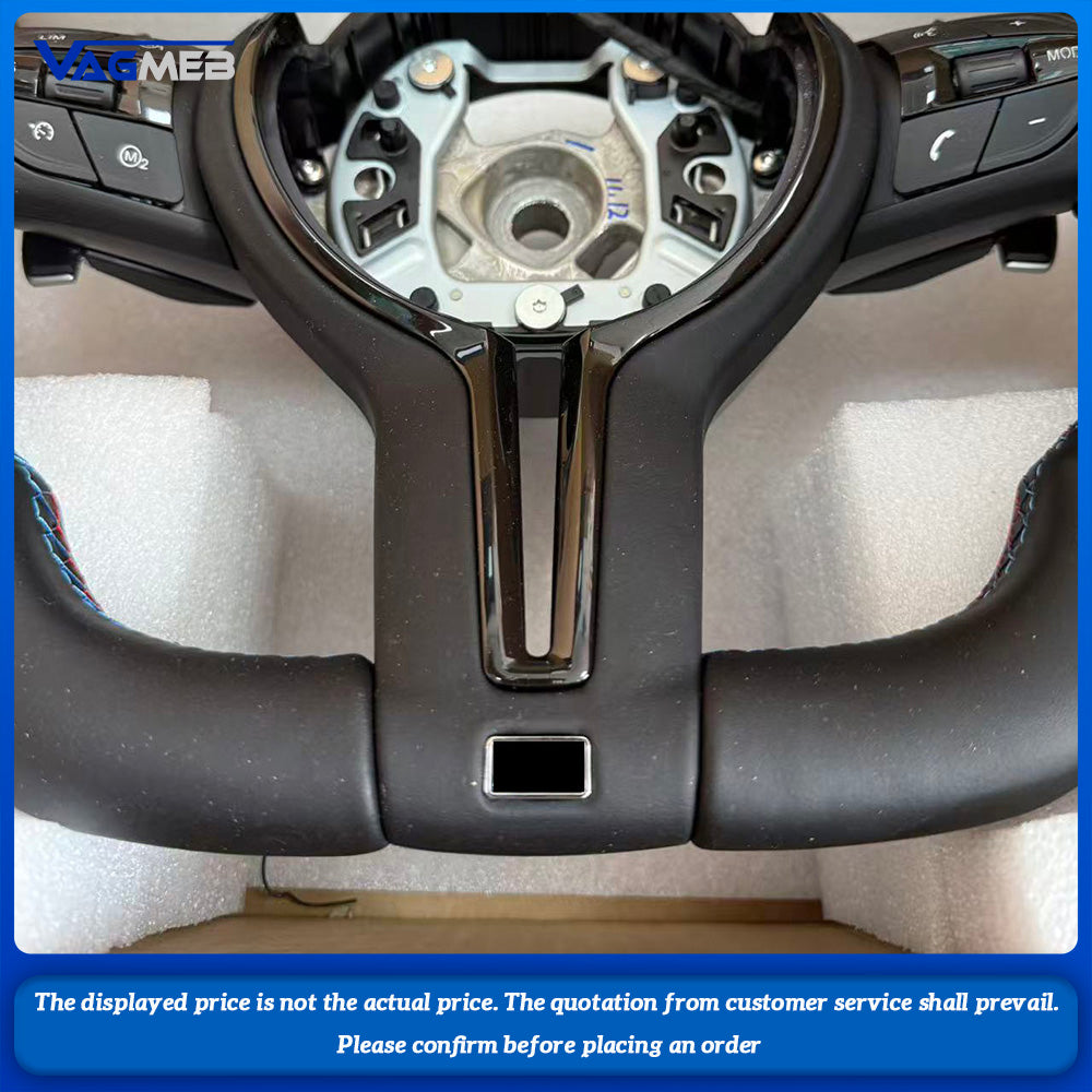 Flat Bottom M Sport Steering Wheel for BMW F01 F06 F10 F11 F12 F20 F21 F22 F25 F26 F30 F31 F32 F33 F34 F36 M3 F80 M4 F82 M5 F90