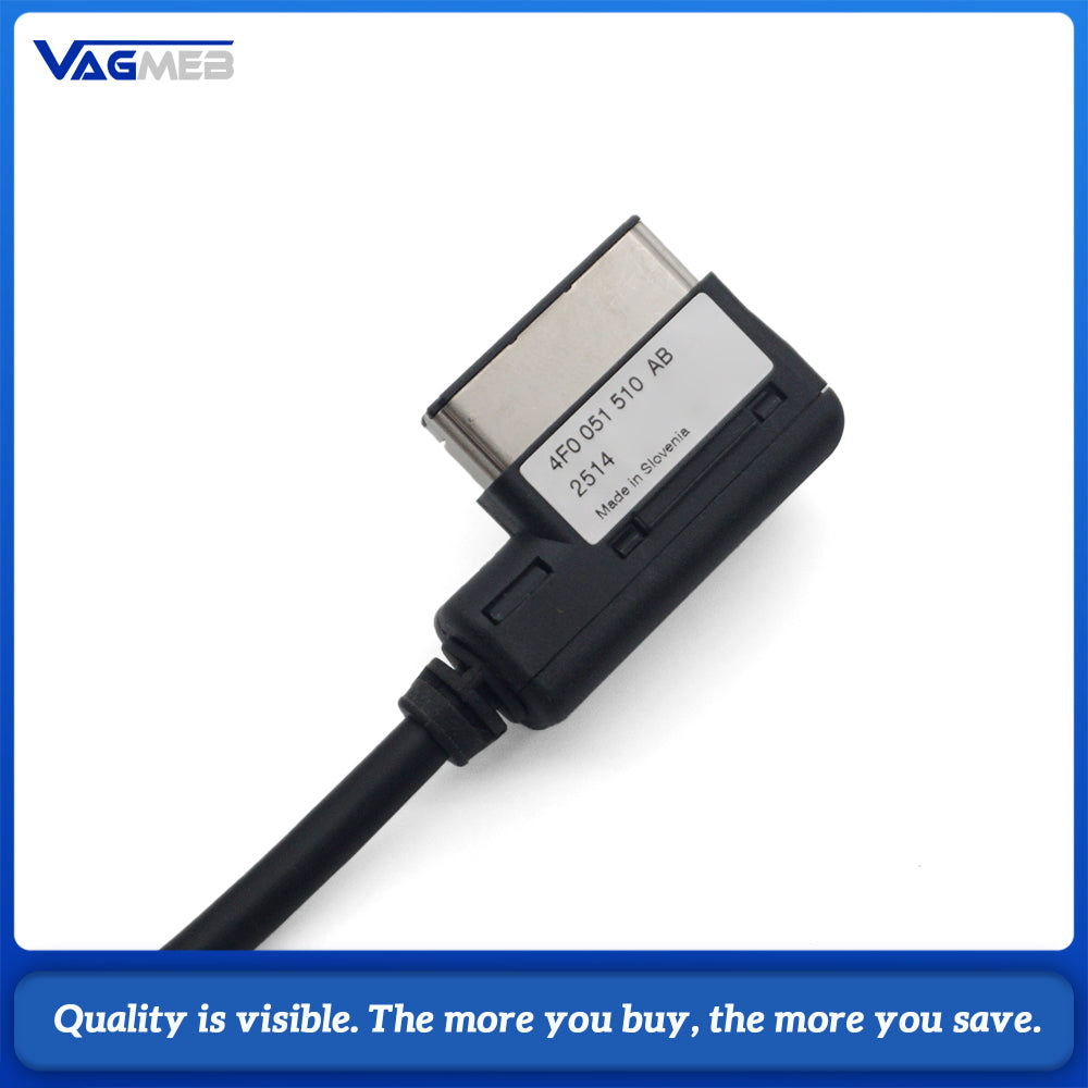 USB AUX Cable Music MDI MMI AMI to USB Female Interface Audio AUX Adapter Data Wire For AUDI A3 A4 A4L A5 A6 A8 Q5