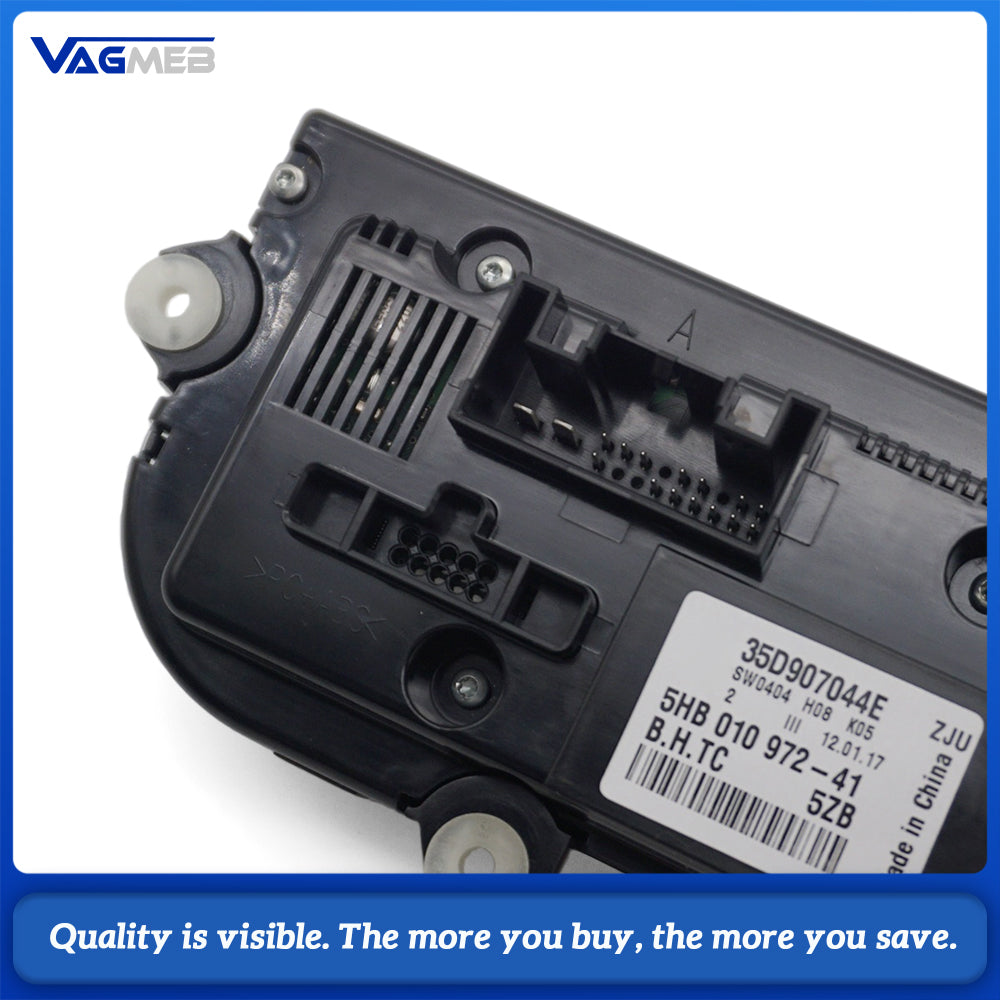 Brand new Air Condition Control Switch Panel AC Seat Heater For Passat B7 CC Tiguan Golf MK6 35D 907 044 E