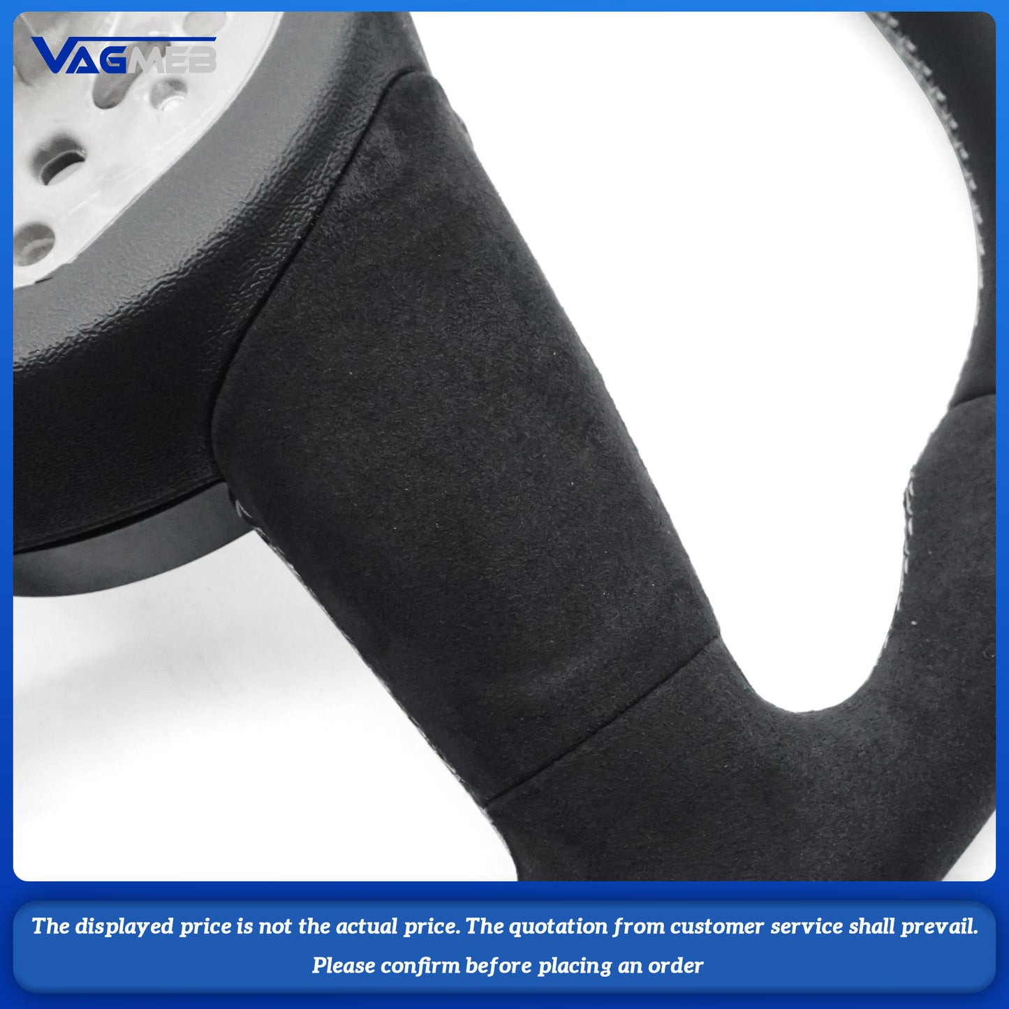 For Audi S RS sline logo A1 A3 8Y A4 B9 A5 B9 S3 S4 S5 RS3 RS4 RS5 Custom steering wheel without buttons and paddles