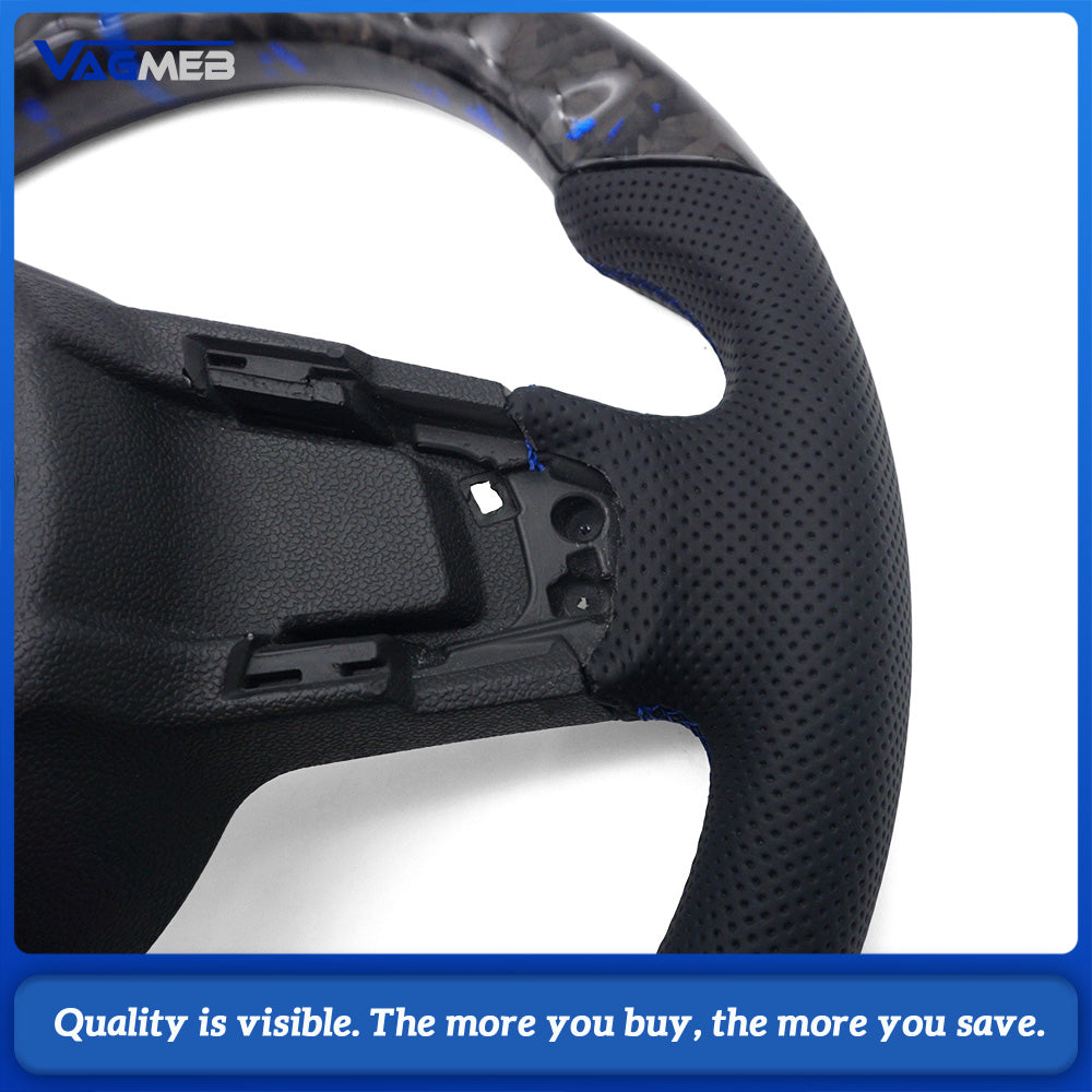 Real Carbon Fiber Steering Wheel for VW Golf MK7 2015-2019 Golf 7 R 2015-2017