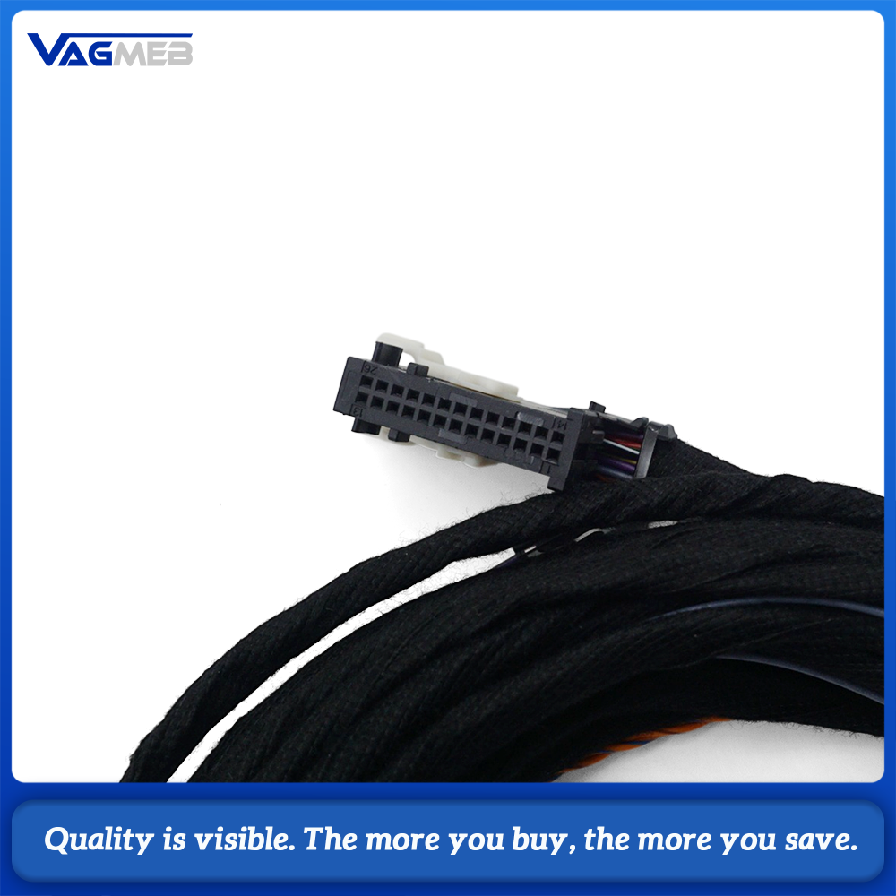 Car Front Rear PDC Parking Radar Wiring Harness Cable Kit 0K to 12K PLA Upgrade Harness For Volkswagen Golf 7 MK7 Parking Assist Retrofit