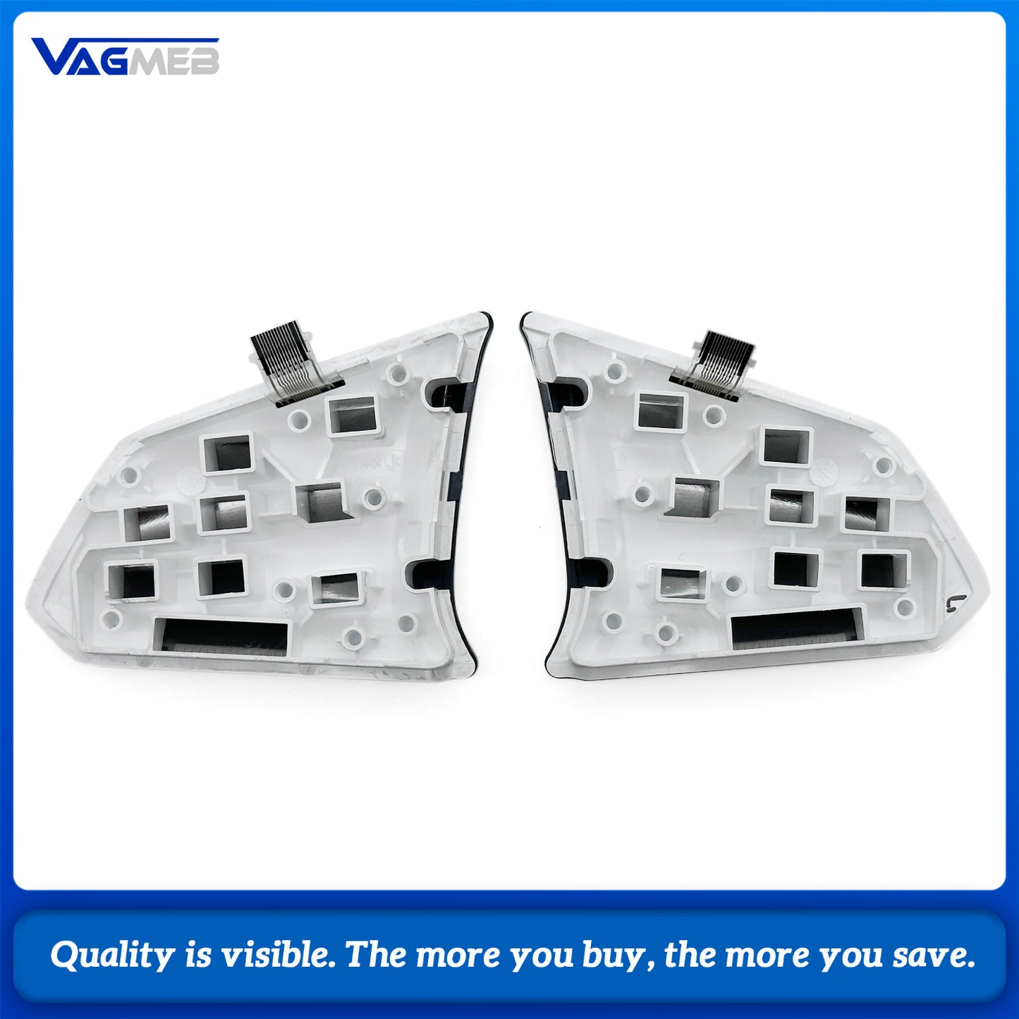 For VW Golf7 MK7 Golf 8 MK8 Passat B8 Tiguan L For ID3 ID4 ID6 1EA959442AB Multi Function Steering Wheel LCD Touch Button Shell