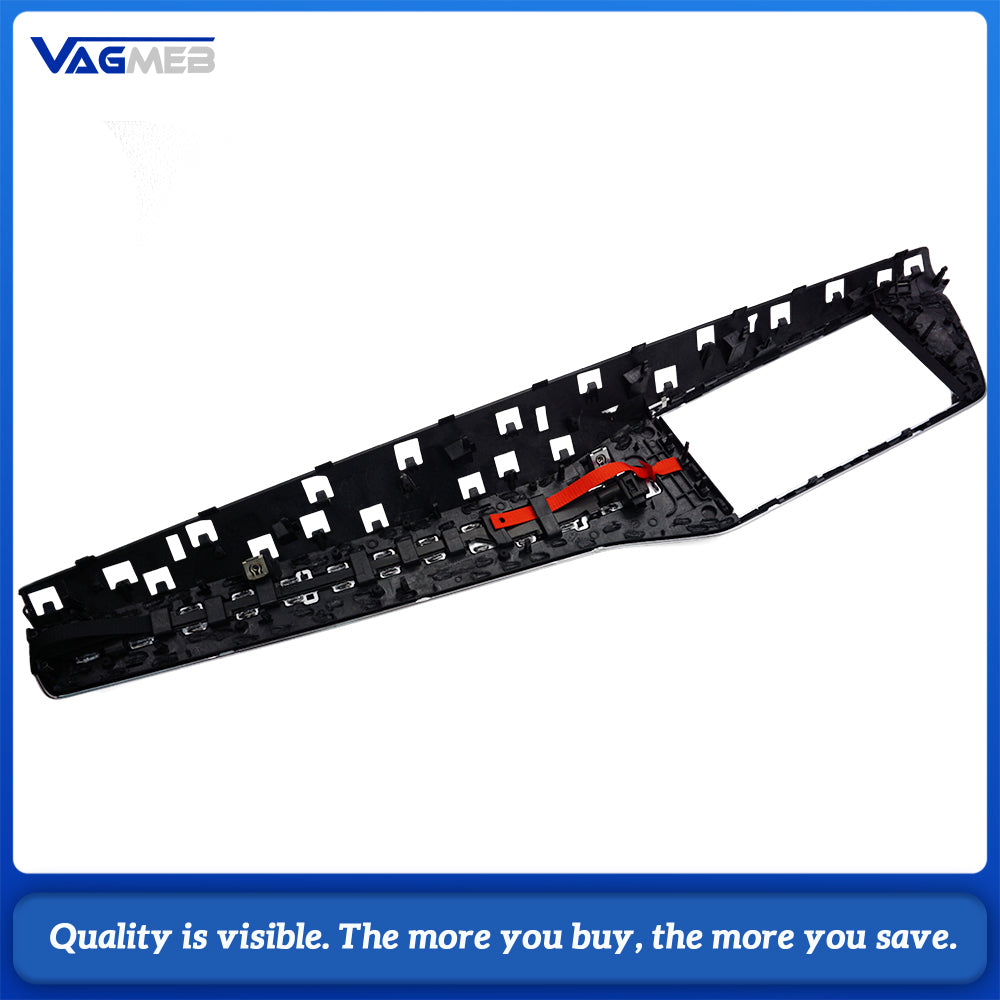 For Audi A6C8 version of the central console dashboard trim panel