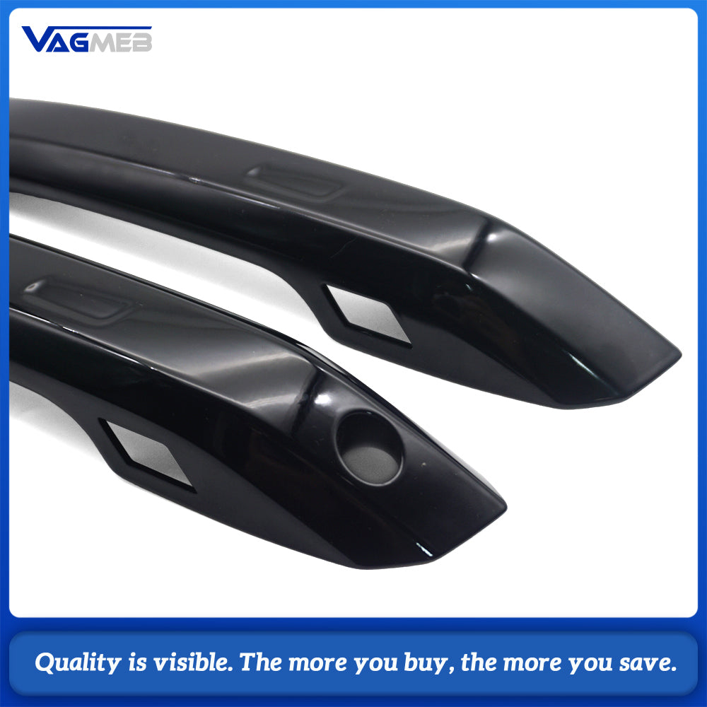 8WD837876/8WD837875/8WD839875 For Audi A4L B9 Exterior Door Handle Cover, Black Painted, FrontRear LeftRight, For 2017-2025 Audi A4 A5 Q5L