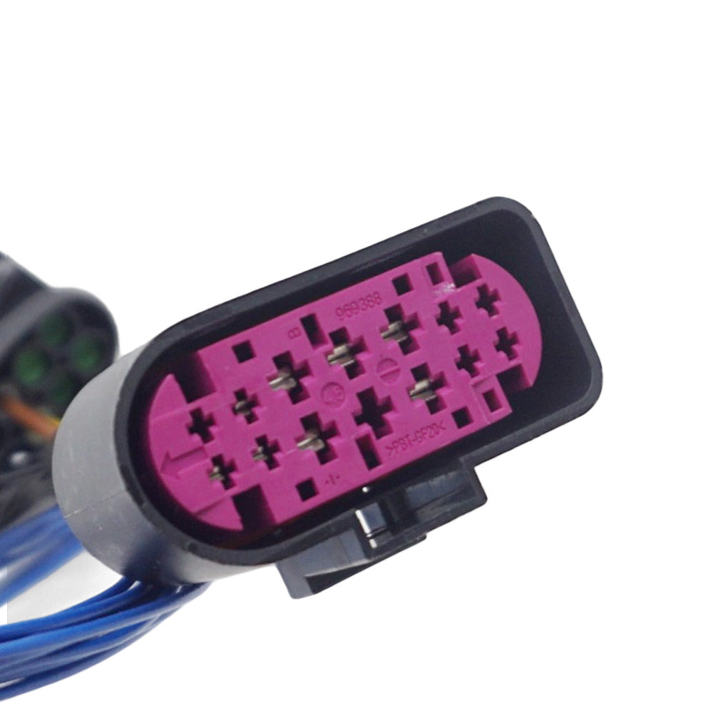 Halogen To HID Xenon Headlight Retrofit Wiring Harness Fit for VW Polo 6R, Headlamp Adapter Cable For Halogen Upgrade To Bi-Xenon Projector Headlights, Plug & Play