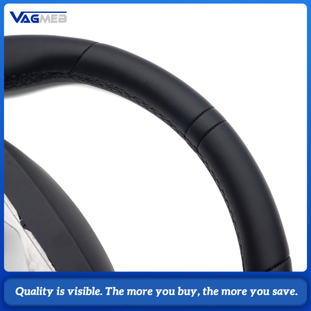 Fully leather steering wheel suitable For BMW 3 Series, 4 Series, 5 Series G20, G21, G80, G81, G22, G23, G30 With vibration motor