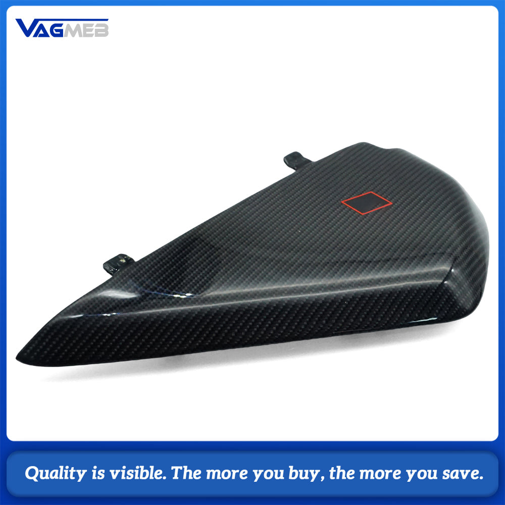 Gloss Carbon Fiber Instrument Panel Cover For Audi A4B9 S Style Dashboard Side Trim Pair With S Badge 8WD 857 085A/086A