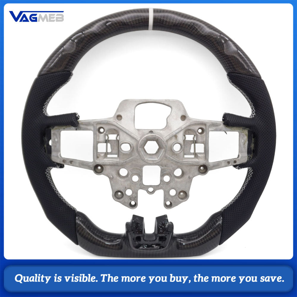 Carbon Fiber Steering Wheel for Ford Mustang 2015~2017
