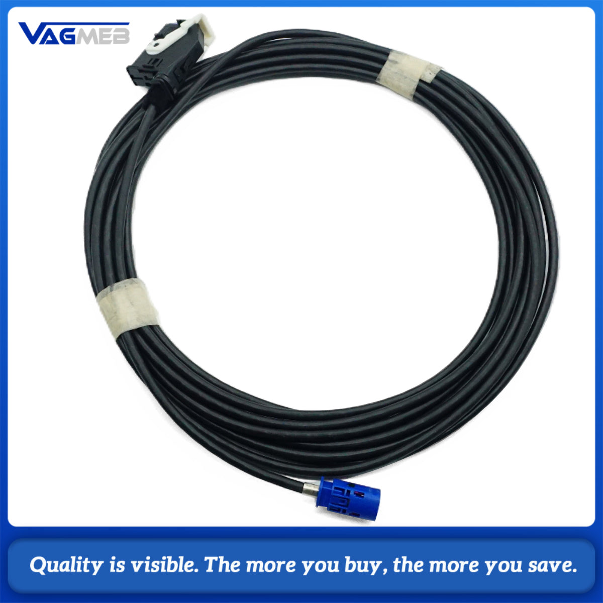 Car Reversing Camera Video Cable Wiring Harness For VW MIB Radio Unit Golf 7 MK7 Passat B8 Tiguan T-Roc Polo