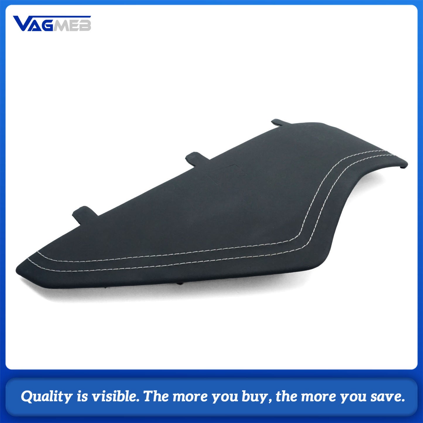 For Audi A6 C8 RS6 C8 custom leather Alcantara gray stitch Dashboard cover plate with S RS emblem