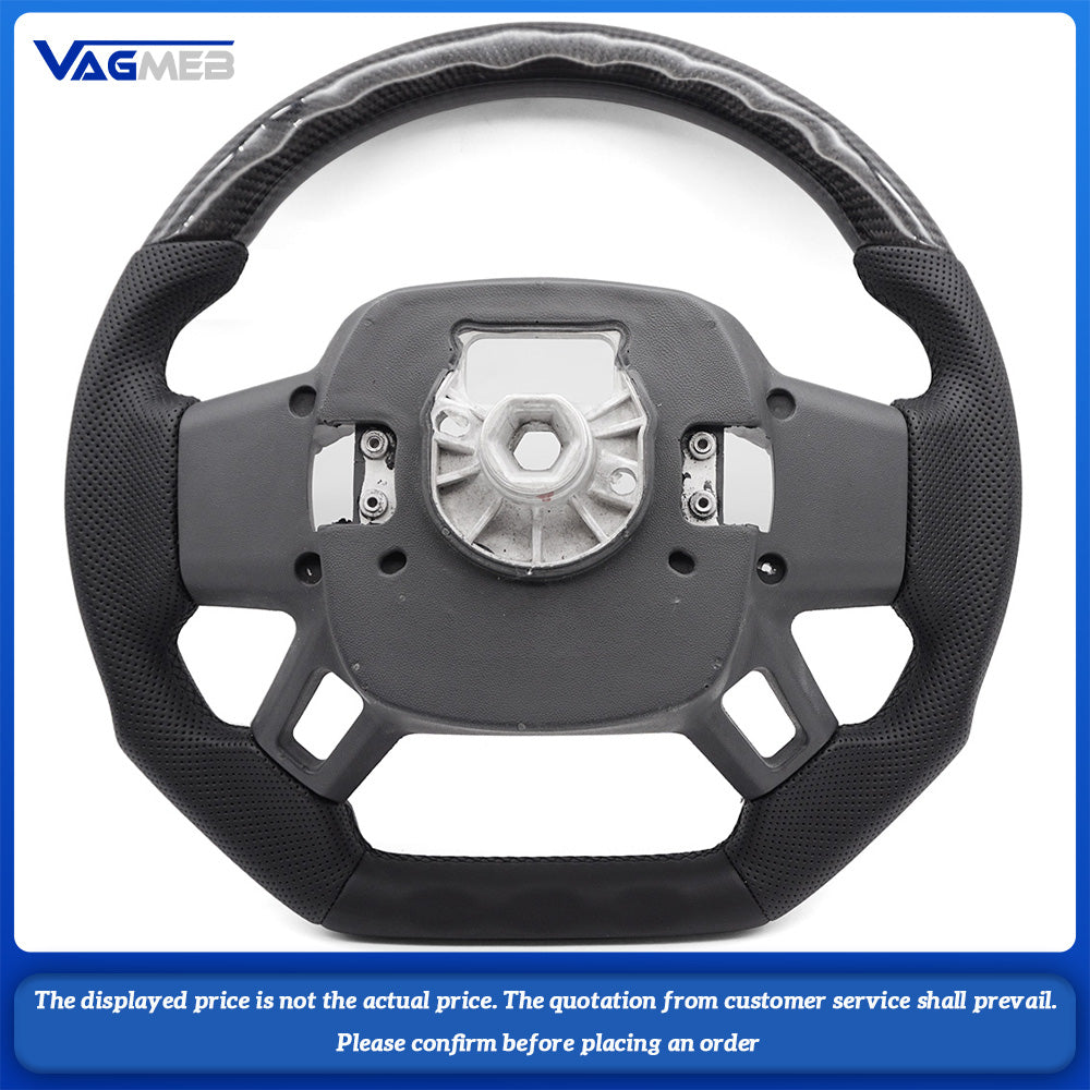 Racing Car Auto Parts Carbon Fiber Steering Wheel For LandRover Defender Full