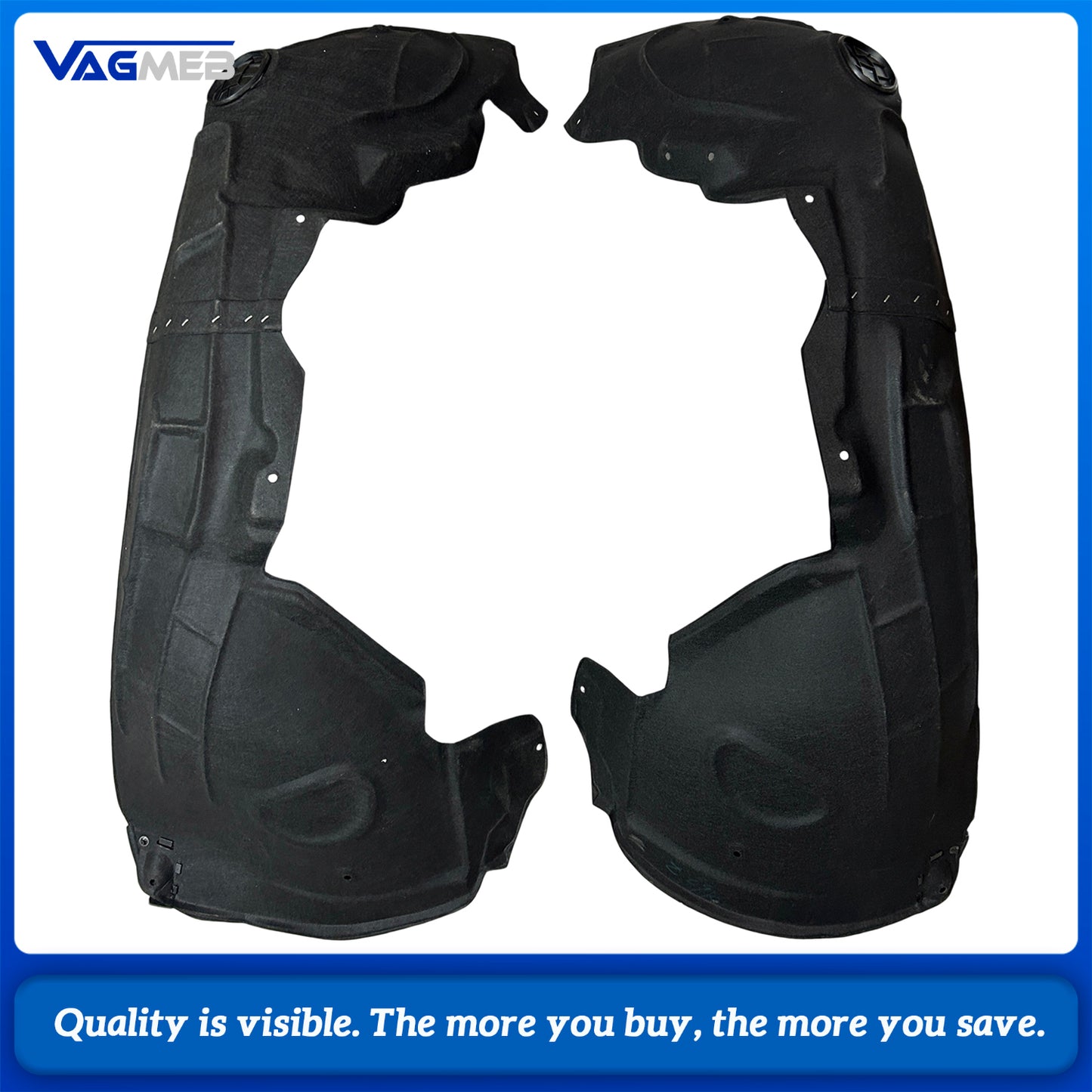 Front Inner Fender Liner Mudguards For Audi S6 Front Wheel Mudguards Lined Accessories 4F0 809 967