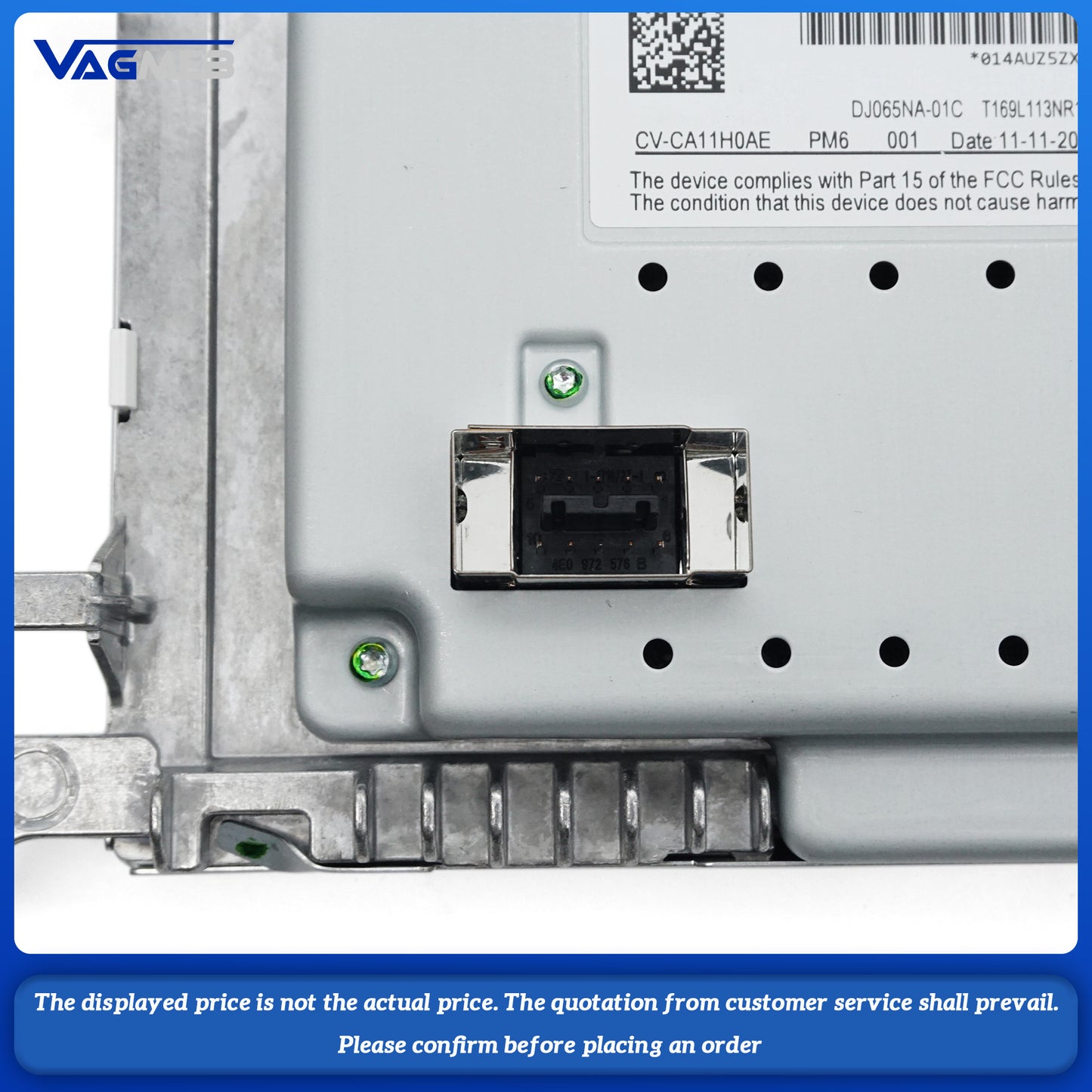 OEM MMI Display Unit Screen For Audi A4 S4 RS4 8K A5 S5 RS5 Q5 8R  8T0 919 603G