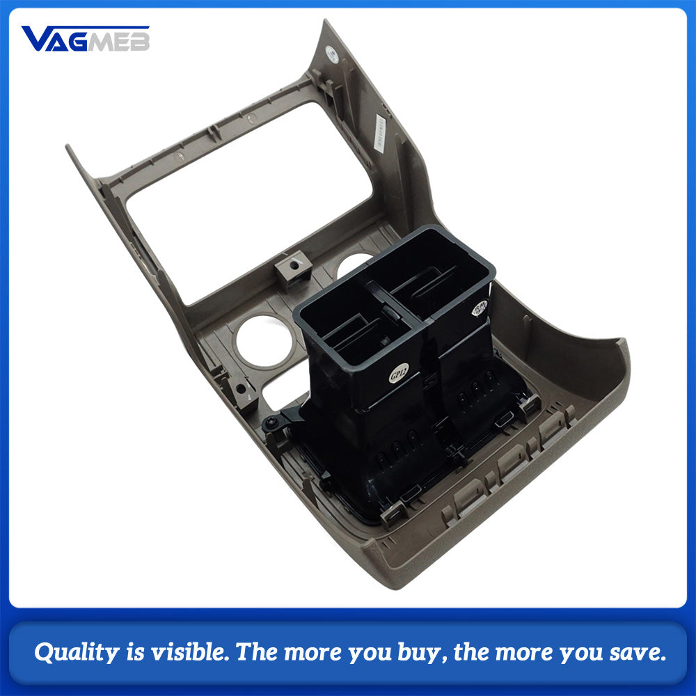 For VW Passat B7 CC 2009-2017 Rear Center Console Air Vent Panel Trim 3AD 864 298K coffee color