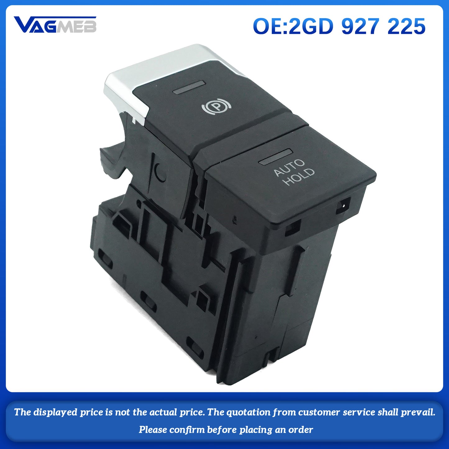 Parking Switch Auto Hold Switch Electronic Handbrake Switch For VW T-Roc 2GD 927 225