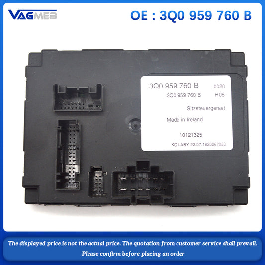Original For Skoda Superb For VW Passat B8 Arteon Power Seat Control Module 3Q0 959 760 B