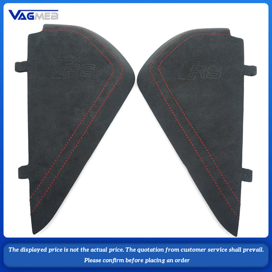 For Audi A4L dashboard cover RS logo (brushed red line)