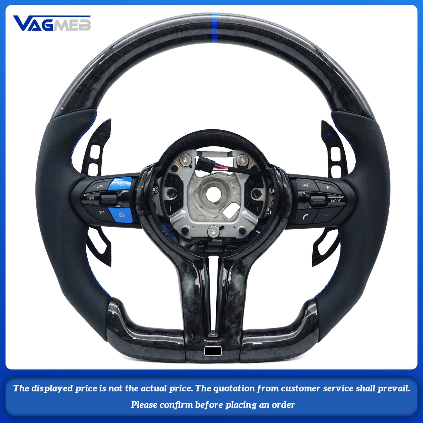Carbon Car Steering Wheel For BMW F10 F11 F30 F31 F34 F32 F33 F36 F20 F21 F22 F23 M3 M4 M6 M8 E89 E84 E92 E90 E81 E87 E60