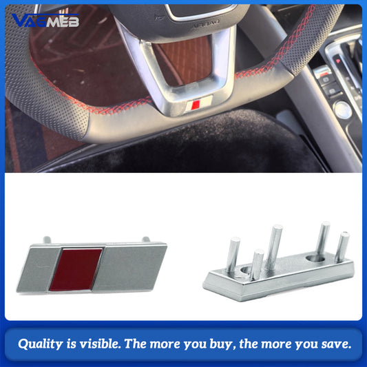 S Logo Steering Wheel Badge Emblem Insert Trim For Audi A4 B9 A5 Q5 FY Q7 S-Line Interior Accessories Replacement